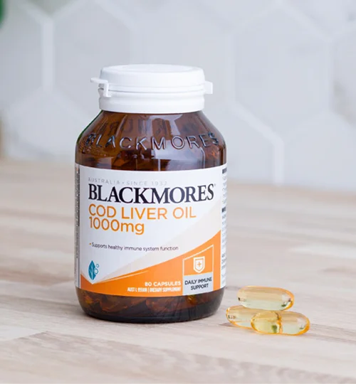 Blackmores  澳佳宝  鳕鱼肝油80粒   1000mg【保质期2028/11】